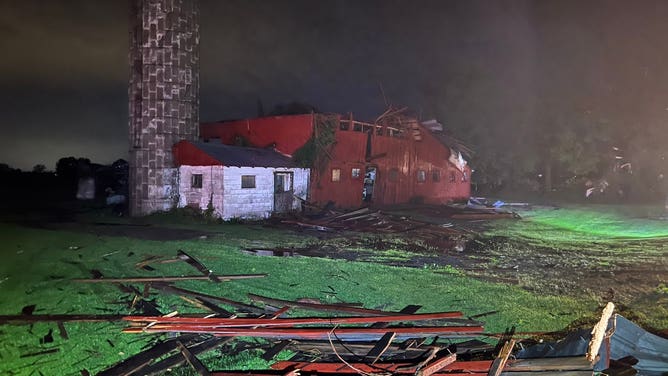 Webberville tornado damage