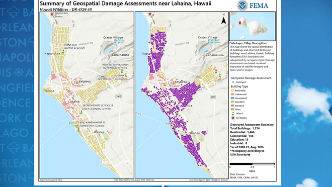 Hawaii brush fire estimates