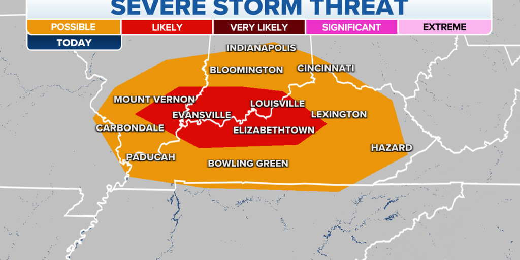 Severe storms across Ohio Valley could bring tornado threat Wednesday ...