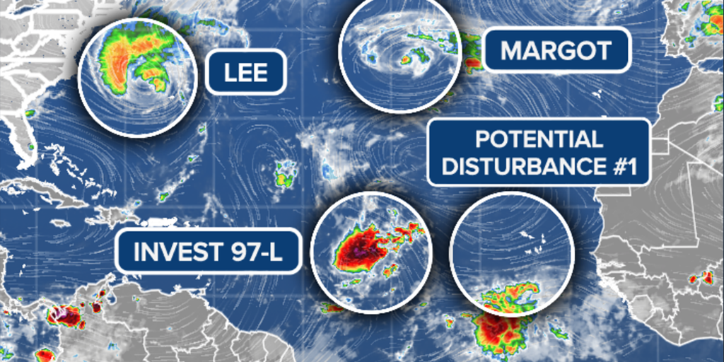 As Hurricane Lee Threatens Land Margot Continues To Meander And Eyes Are On A New Tropical 1804