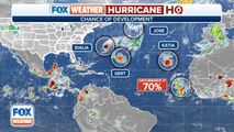 The Daily Weather Update from FOX Weather: Atlantic is packed with tropical systems right now