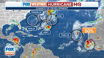 2023 hurricane season: Idalia, Franklin, Jose, Gert and soon-to-be Katia all churn in active tropical Atlantic