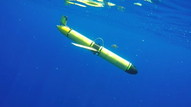 A glider underwater.