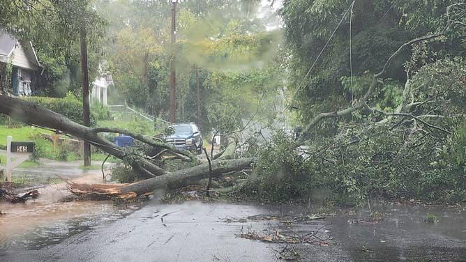 Storm damage in northwest Atlanta. Sept. 14, 2023.