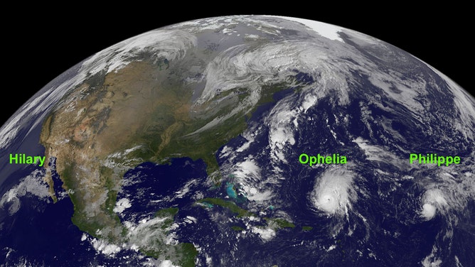 Hurricane Ophelia 2011 satellite