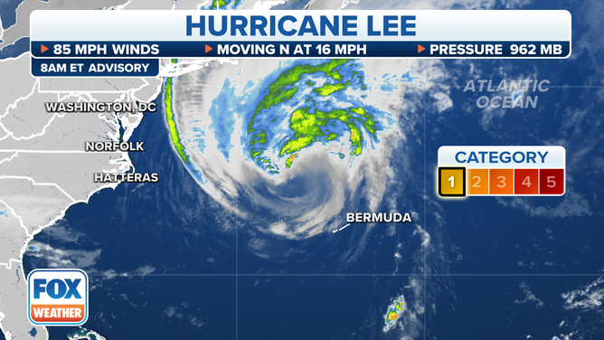 Hurricane Lee is on track to swipe New England with rain, strong winds and powerful surf this weekend.