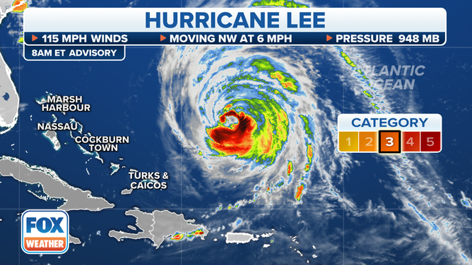 The 8 a.m. Hurricane Lee advisory.