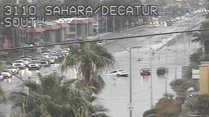Flooding in Las Vegas.