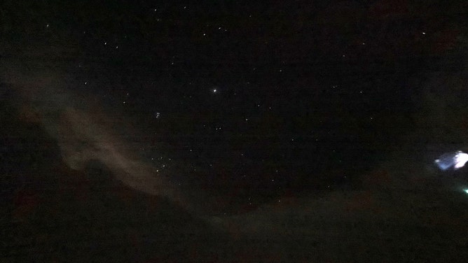 Air Force Reserve 53rd Weather Reconnaissance Squadron’s hurricane hunters took a flight Thursday night inside the eye of Category 5 Hurricane Lee.