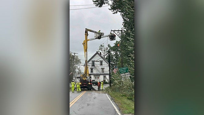 Central Maine Power said Saturday morning that they were already seeing damage from Lee with impacts picking up throughout the day.