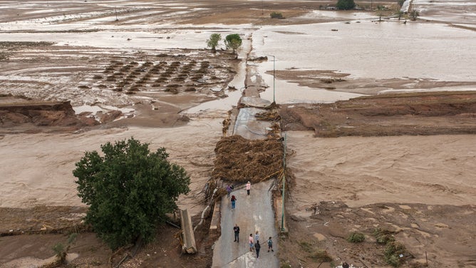 Flood Damage As Heavy Rains and Thunderstorms Hit Greece