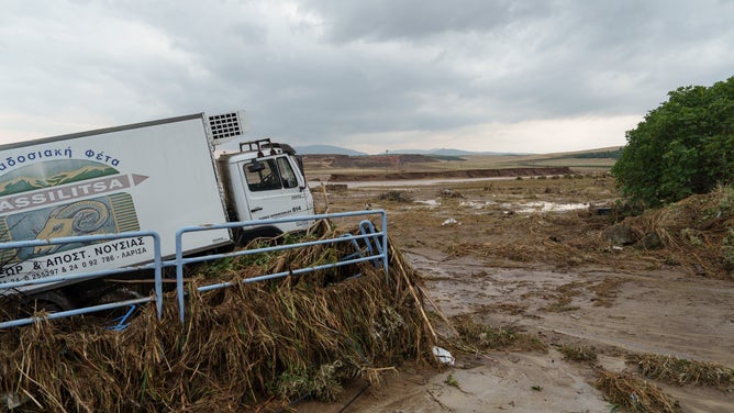 Flood Damage As Heavy Rains and Thunderstorms Hit Greece