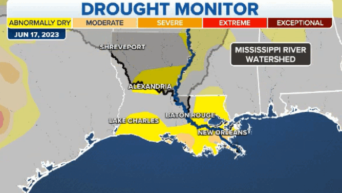 Drought conditions across Louisiana have significantly worsened over the summer months.