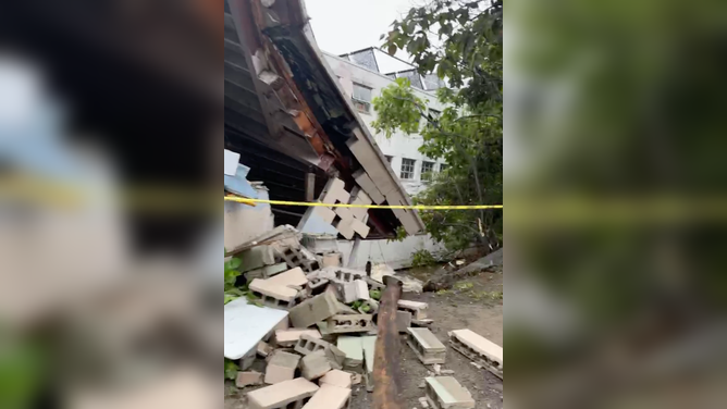 Damage in Leominster, Massachusetts