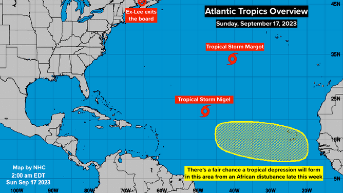 The tropical Atlantic overview.