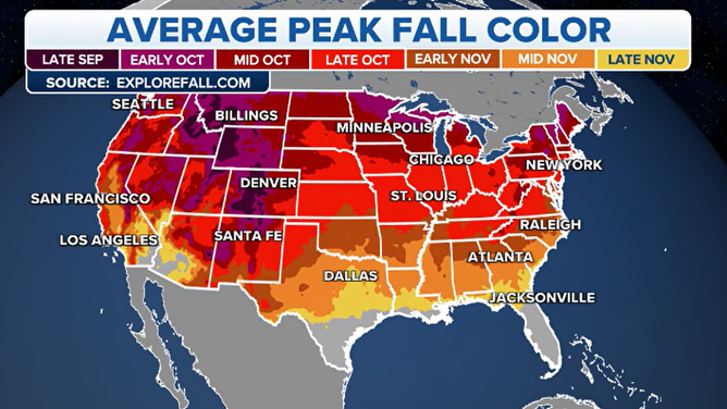 Fall foliage tracker: Discover maps and see the most brilliant colors 