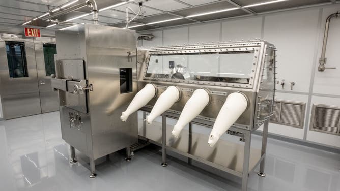 The new OSIRIS-REx sample clean room at NASA’s Johnson Space Center in Houston. Image was taken on June 22, 2023.