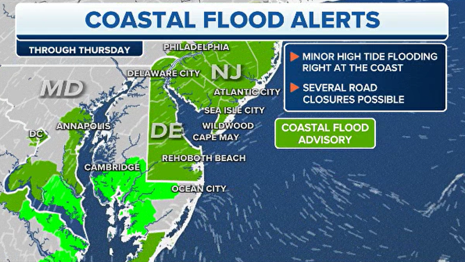 Flood alerts through Thursday