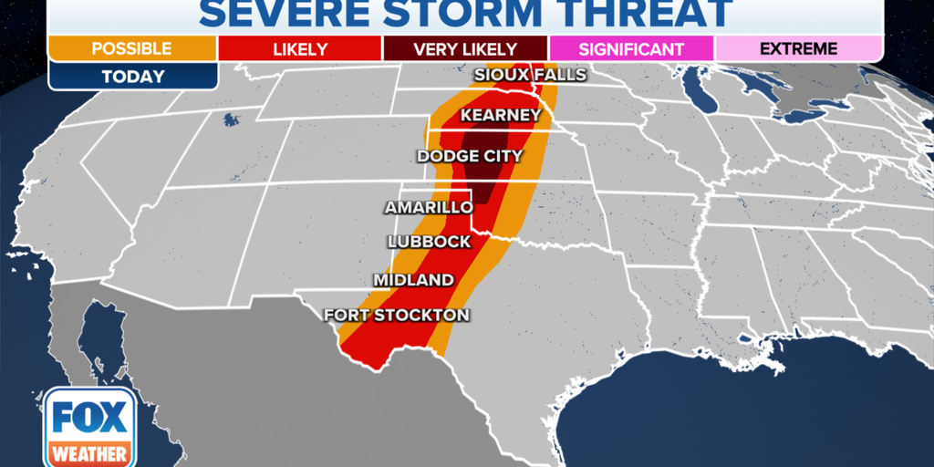 The Daily Weather Update from FOX Weather: Fall storm boosts Plains severe  storm threat as Northeast heats up