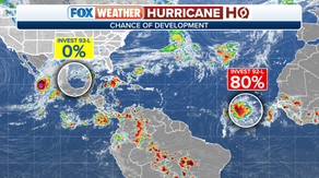Invest 92L near Africa, new disturbance 93L in Gulf of Mexico monitored for tropical development this week