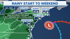 Coast-to-coast storm to impact Northeast, mid-Atlantic with rainy weather on Saturday