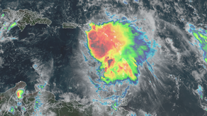 Tropical Storm Philippe moves north through the Atlantic toward Bermuda