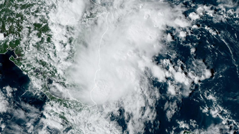Tropical Depression develops in southwestern Caribbean off Central American coast