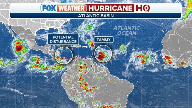A look at what's being monitored in the Atlantic basin.