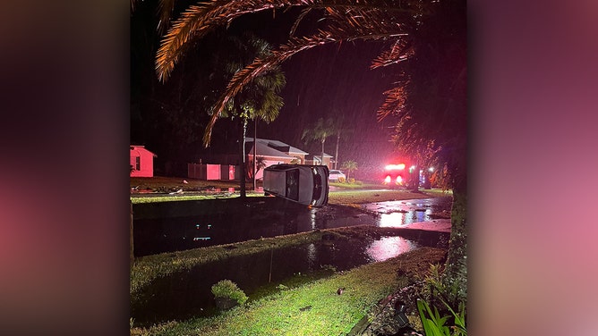 In Palm Coast, Florida, an apparent tornado struck the Indian Trails B-section along Barrington Drive.