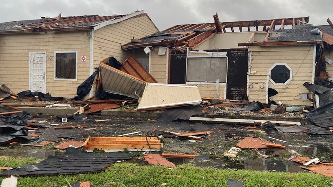 Areas of Crystal River, Florida, took substantial damage during a tornado Thursday morning.