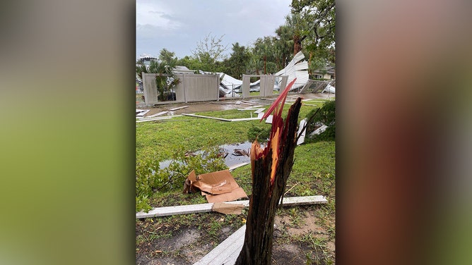 Areas of Crystal River, Florida, took substantial damage during a tornado Thursday morning.