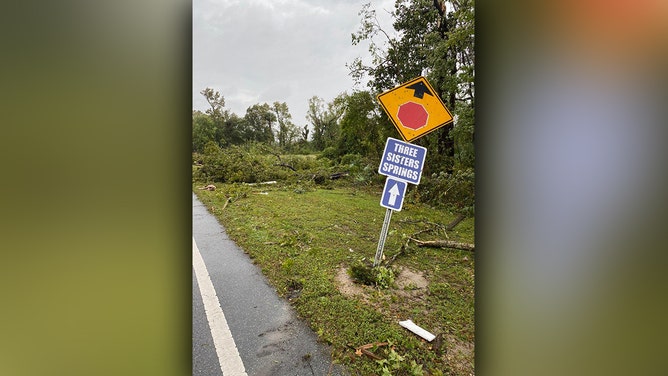 Areas of Crystal River, Florida, took substantial damage during a tornado Thursday morning.