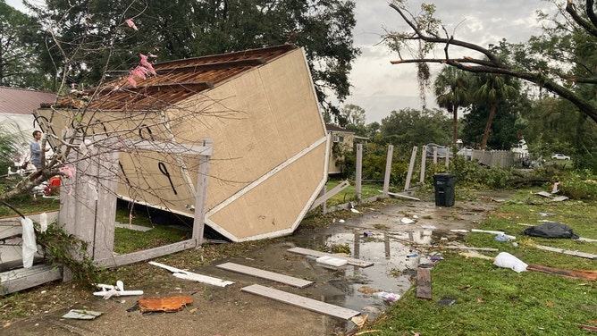 Areas of Crystal River, Florida, took substantial damage during a tornado Thursday morning.