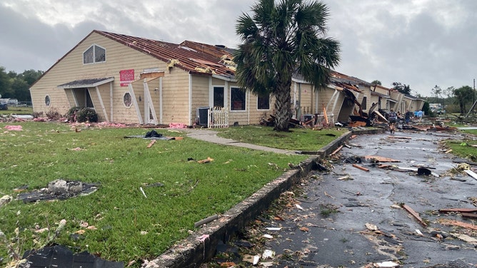 Areas of Crystal River, Florida, took substantial damage during a tornado Thursday morning.