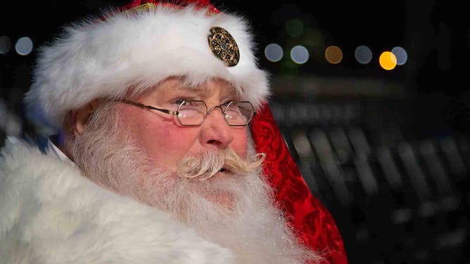 Santa Claus made an appearance at the National Christmas Tree Lighting ceremony in 2018.