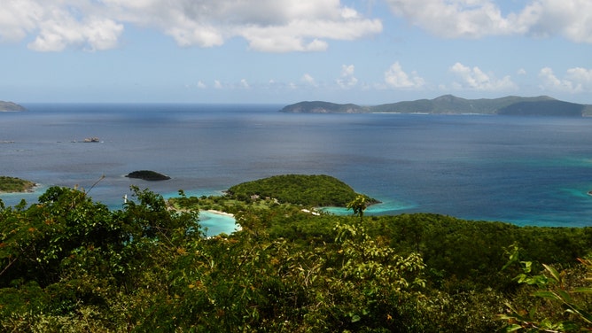 Caneel Hill overlook in the Virgin Islands National Park.