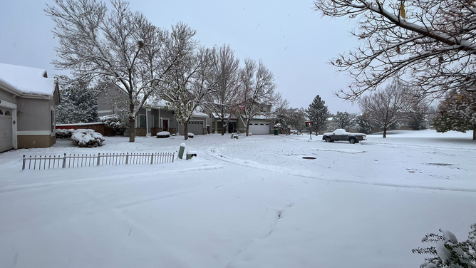 Denver residents woke up to a winter wonderland on Sunday, October 29, 2023.