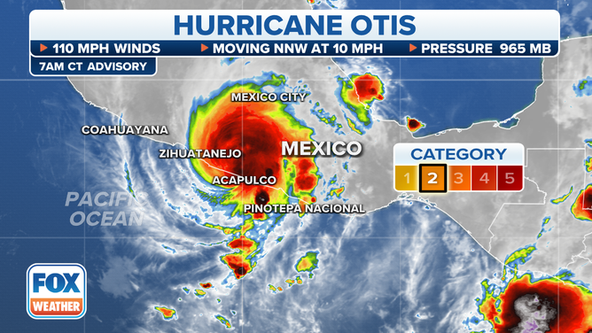 The latest details about Hurricane Otis.