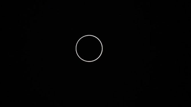 The "Ring of Fire" at 11:57 a.m. CT over Corpus Christi, Texas. Oct. 14, 2023.