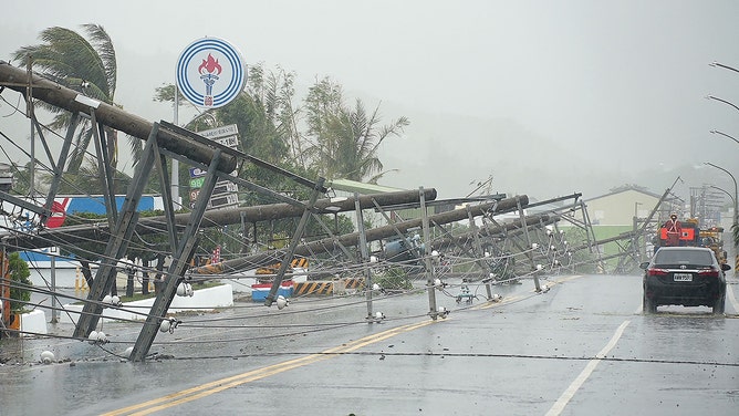 Taiwan blasted by world’s 3rd-highest wind gust on record as Typhoon ...