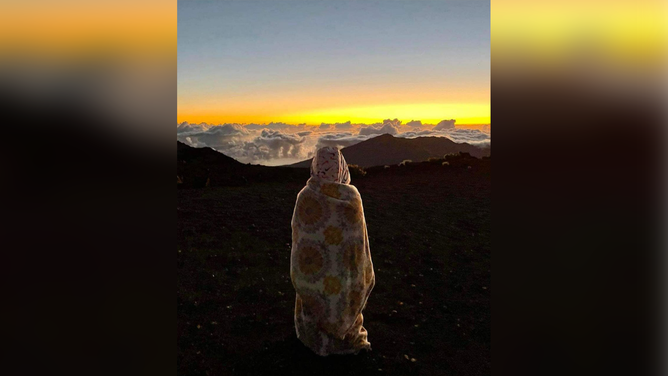 Journey Castillo at the summit of Haleakala National Park.