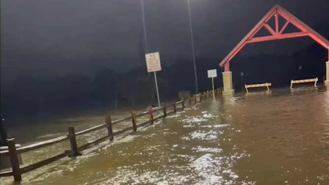 Flooding in the Dallas-Fort Worth area.