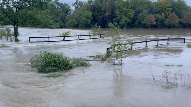 Flooding in the Dallas-Fort Worth area.