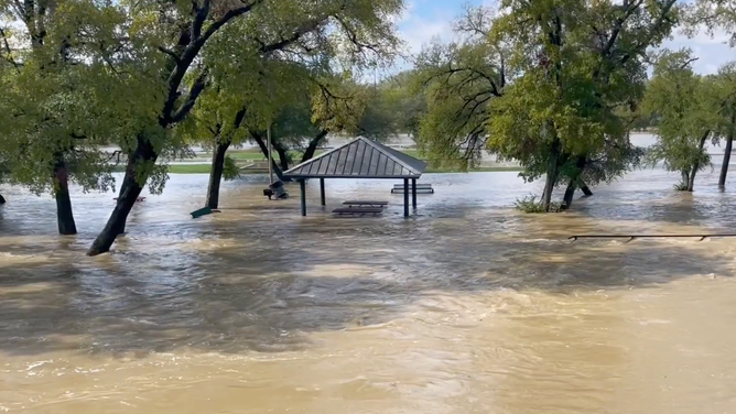 Flooding in the Dallas-Fort Worth area.