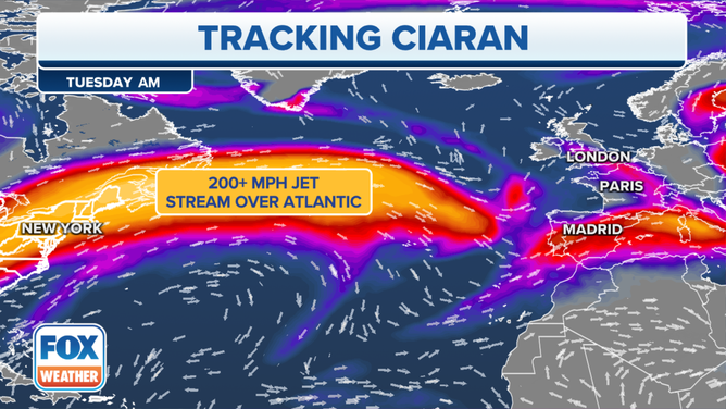Tracking Ciaran