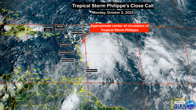 Bryan Norcross: Tropical Storm Philippe Brushes The Caribbean Islands ...