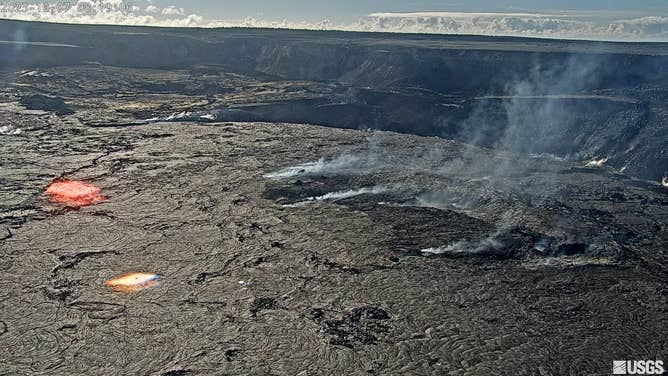 Hawaii Kilauea volcano camera