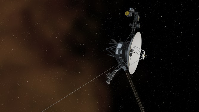 Artist rendering of the Voyager 1 spacecraft