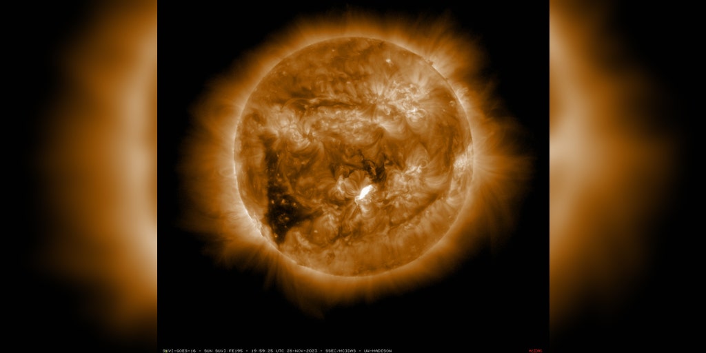 Multiple solar flares directed toward Earth prompt the observation of geomagnetic storms