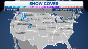 US has near record-low snow cover for mid-November